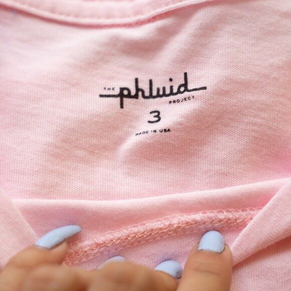 PHLUID PROJECT Pale Pink Crew Neck Graphic Tee Shirt Top Large LGBT LGBTQIA 3 - Picture 7 of 10